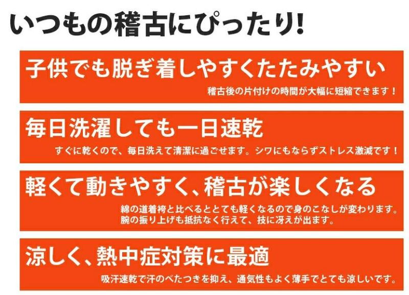 織刺風ジャージ剣道着＋上製テトロン剣道袴