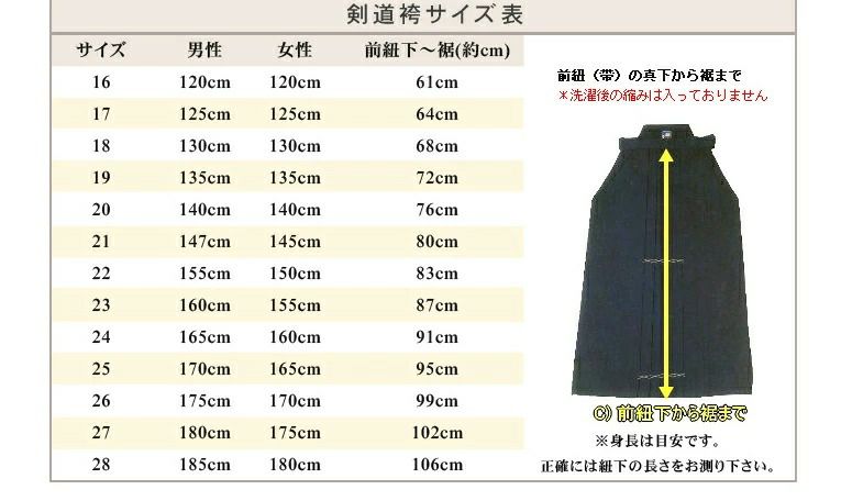 東レテトロン剣道袴　26号～28号【剣道具・剣道袴】